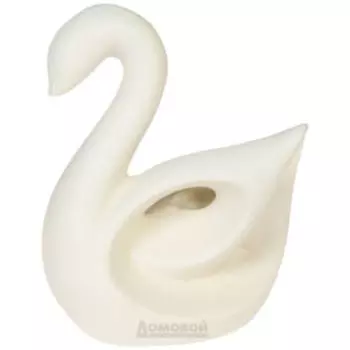 Фигурка декоративная Лебедь, керамика