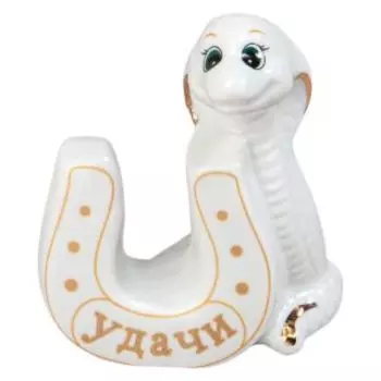 Фигурка декоративная Lefard Змейка, 8.5 см, фарфор
