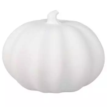 Фигурка декоративная Тыква, 11х11 см, гипс, белый
