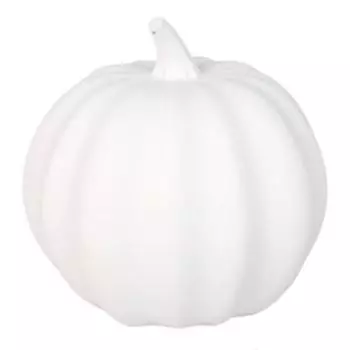 Фигурка декоративная Тыква, 13х13 см, гипс, белый