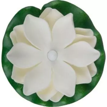 Фигурка Кувшинка с подсветкой, 2 шт, белая