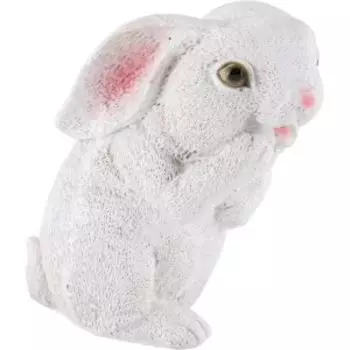 Фигурка садовая Зайка белый, 16 см