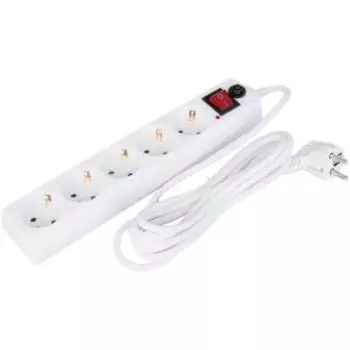 Фильтр сетевой Volsten SP 5x3, 5 гнезд, 3 м, 10 А, 2200 Вт