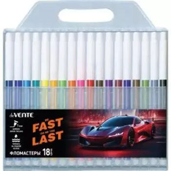 Фломастеры de VENTE Fast Or Last, 18 цветов