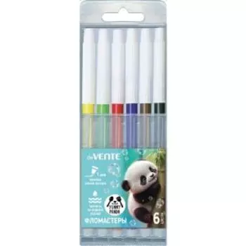 Фломастеры de VENTE Yummy Panda, 6 цветов