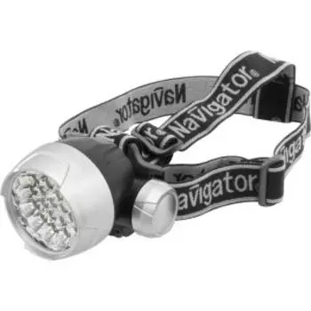 Фонарь налобный Navigator, 25LED, 4 режима