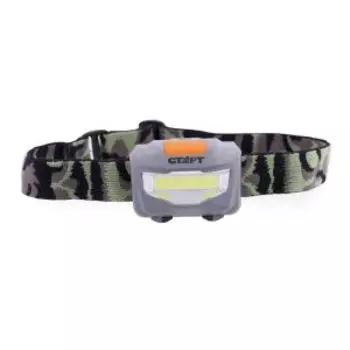 Фонарь налобный СТАРТ Loe, 3хAAA, серый