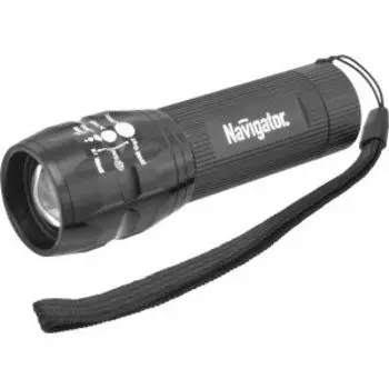 Фонарь Navigator, 1LED, 3 Вт, фокус, 3хААА