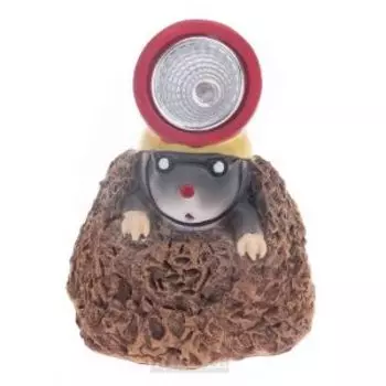 Фонарь садовый Крот с фонарем, 8см, полирезин