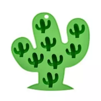 Форма для льда Кактус, 14.5х14.5х2.4 см, силикон
