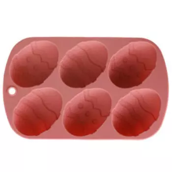 Форма для выпечки 6 маффинов Easter, 20.5х13х2.5 см, силикон