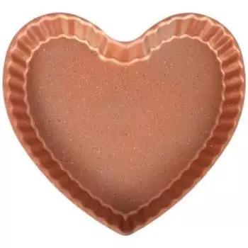 Форма для выпечки Бронзовое сердце, 23 см, сталь
