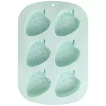 Форма для выпечки Клубнички, 26х17.5х2.7 см, силикон