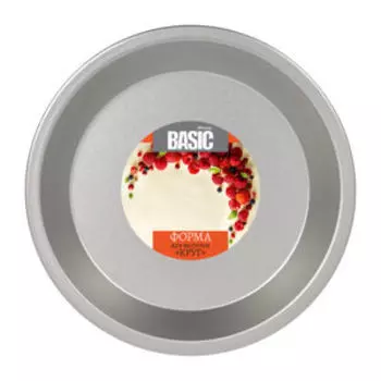 Форма для выпечки Круг, 24.5х2.5 см, сталь