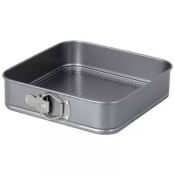 Форма для выпечки квадратная Bekker, 26x26x6.5 см, разъемная, углеродистая сталь