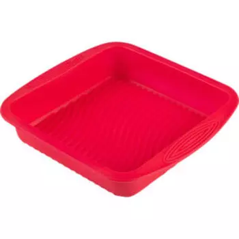 Форма для выпечки квадратная Mallony Roseo, 26.5х24.5х5 см, силикон