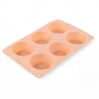 Форма для выпечки маффинов Attribute Bake Scandinavia, 6 шт, силикон
