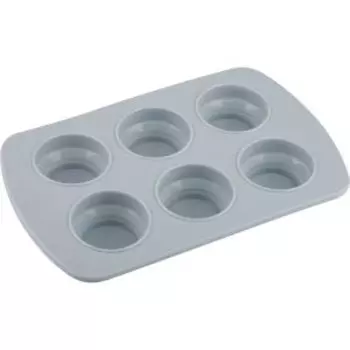 Форма для выпечки маффинов Mallony Armonico, 6 ячеек, 27.8х17.5х3.5 см, складная, силикон