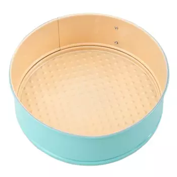 Форма для выпечки разъемная, 19.5 см, молочно-голубая, сталь