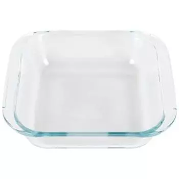 Форма для запекания, 0.9 л, 19.5х16.9х4.5 см, стекло