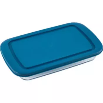 Форма для запекания Bellissimo с крышкой, 1.6 л, стекло/пластик