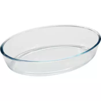 Форма для запекания Cristallino, 207х138 мм, стекло, овал