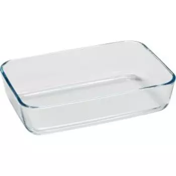 Форма для запекания Cristallino, 207х139 мм, стекло, прямоугольная