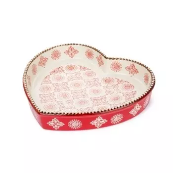 Форма для запекания и выпечки Attribute Venice Cердце, 20.5x19x3.5 см, керамика