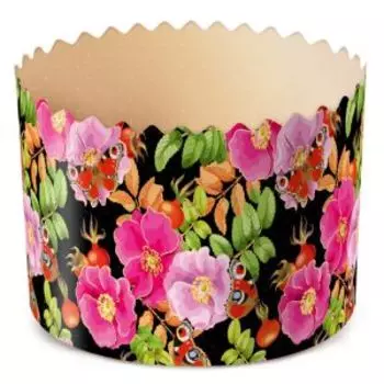 Формы пекарские бумажные, 4 шт, 9х9 см, в ассортименте