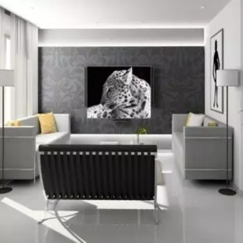 Фотообои бумажные Дикая кошка, 196х134см, 4л