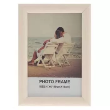 Фоторамка, 10х15 см, дерево, бежевый