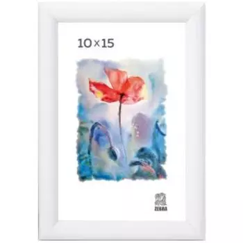 Фоторамка, 10х15 см, пластик, белый