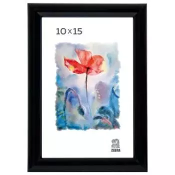 Фоторамка, 10х15 см, пластик, черный