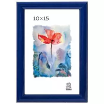 Фоторамка, 10х15 см, пластик, синий