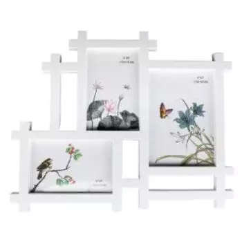 фоторамка-коллаж на 3 фото Прямые линии, размер: 10х15см, 13х18см