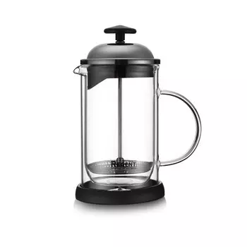 Френч-пресс Regent Franco с двойными стенками, 0.6 л, стекло