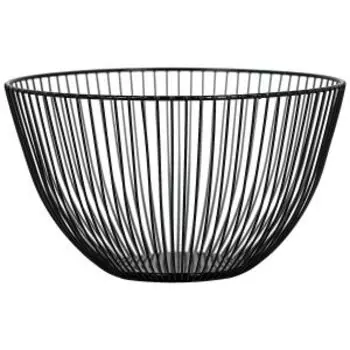 Фруктовница Д Vertical, 24.5х14.5х9.6 см, металл, черная