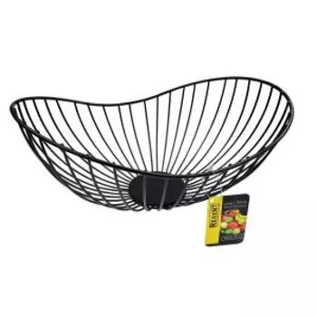 Фруктовница Regent Trina, 30х21 см, металл, черная