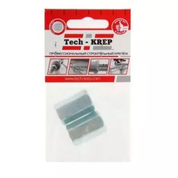 Гайка DIN 6334 TECH-KREP, М10мм, соединительная, 2шт