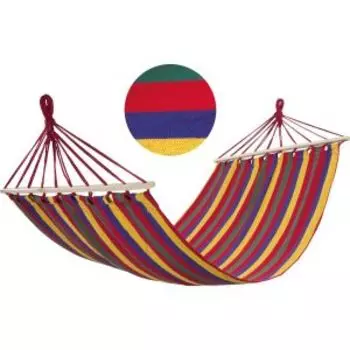 Гамак полотняный Ham-08 с деревянной планкой, 200х100 см