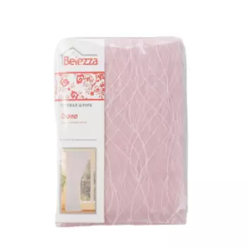 гардина BELEZZA Diana 051 Tule T, размер: 280х240см, розовый, 100% п/э