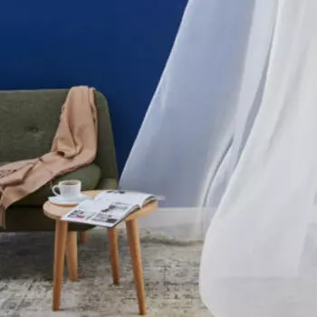 Гардина Legrand Корсика, 500х260 см, белый, п/э, на шторной ленте, с утяжелителем