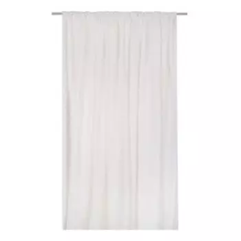 Гардина на шторной ленте Mona Liza, 300х270 см, имитация льна, волна, бежевый