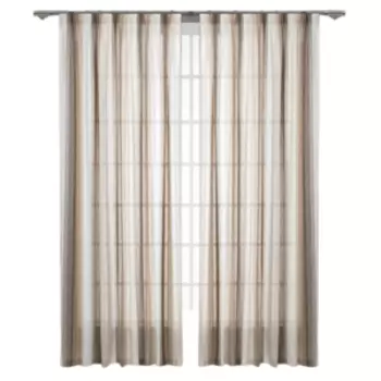 Гардина Палома, 200х270 см, бежевый, полиэстер, на шторной ленте