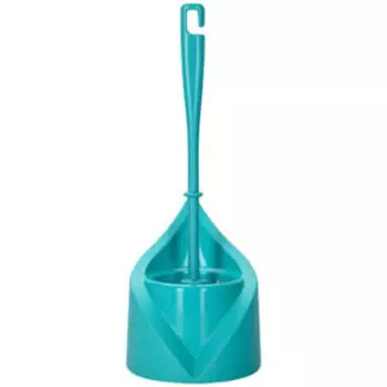 Гарнитур для туалета полузакрытый, бирюзовый