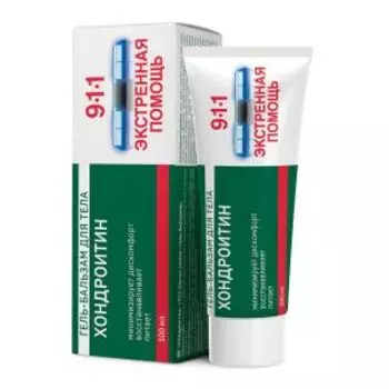 Гель-бальзам для суставов 911 Хондроитин, 100 мл