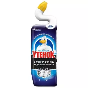 Гель чистящий для унитаза Туалетный Утенок, Видимый Эффект, 900 мл