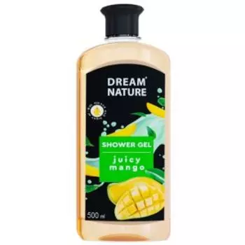 гель д/душа DREAM NATURE Сочный манго с маслами миндаля и арганы, 500мл
