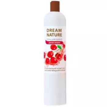 гель д/душа DREAM NATURE Вишня с маслами миндаля и арганы, 400мл