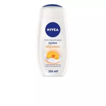 гель для душа NIVEA Молоко и абрикос, женский